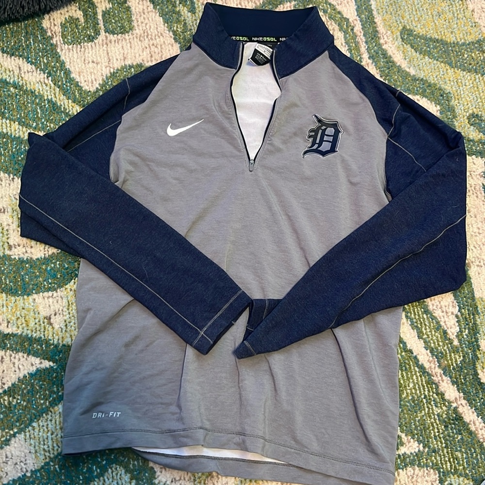 Men’s Nike Baseballl Detroit Tigers 1/4 Zip